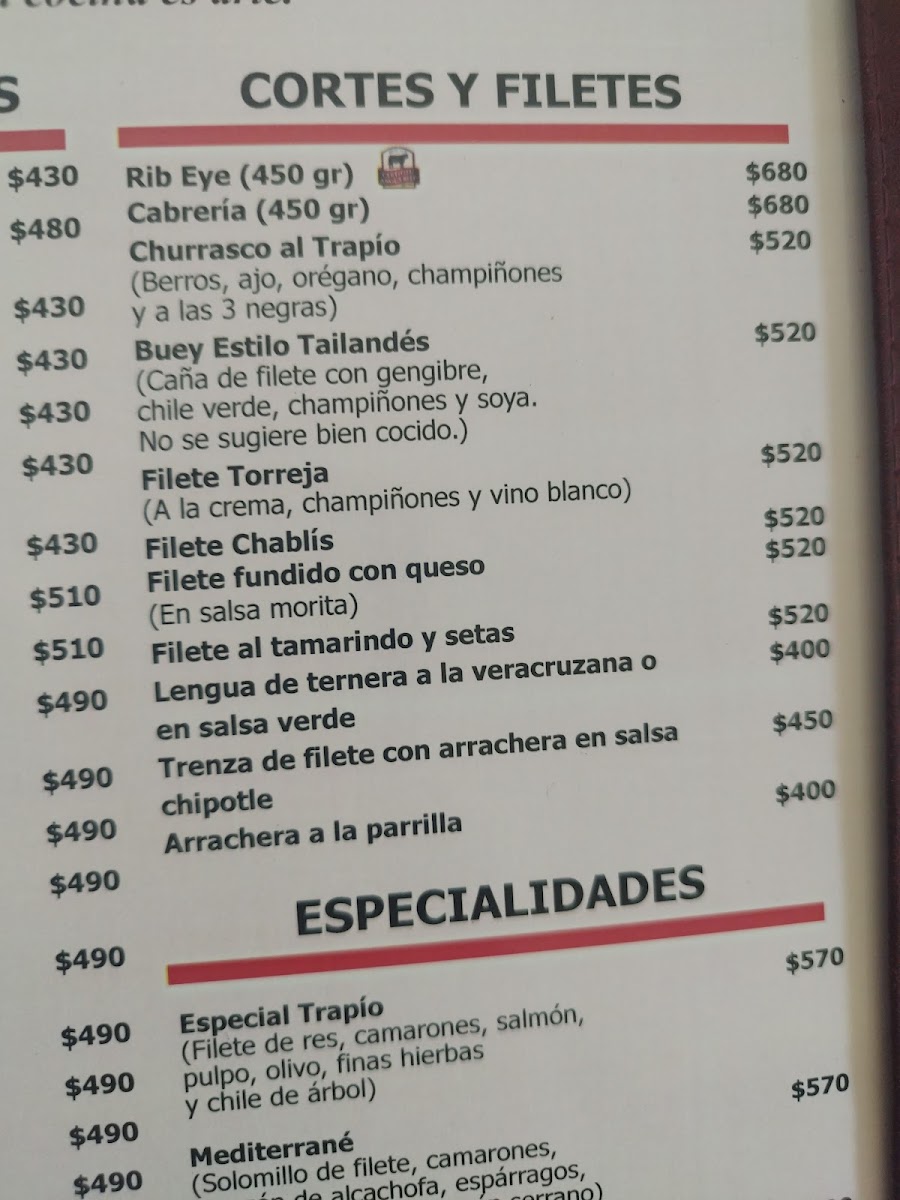 El Trapio Menu - Image 4