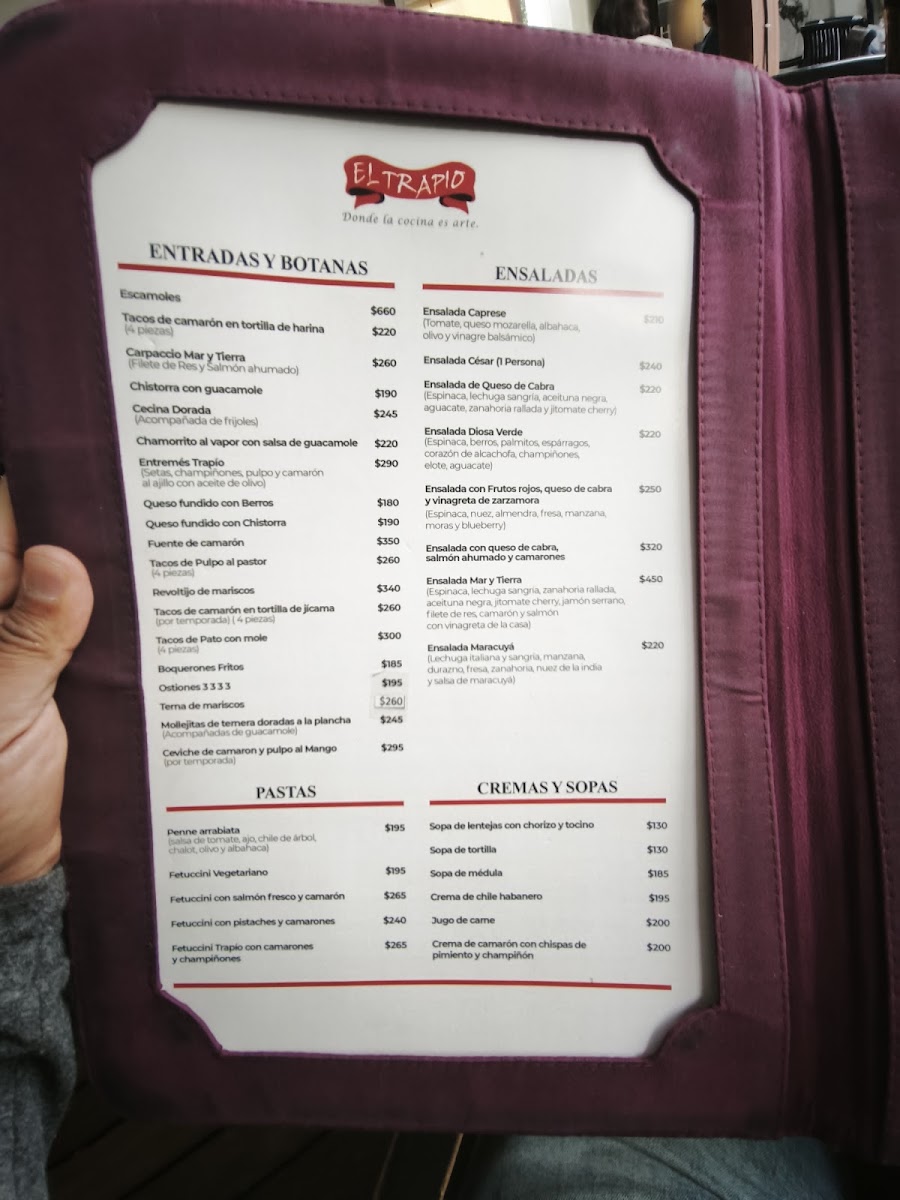 El Trapio Menu - Image 5